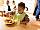 Beim Mittagessen